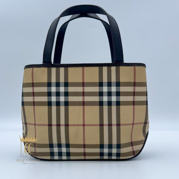 VINTAGE BURBERRY MINI HANDBAG - Picture 2 of 12